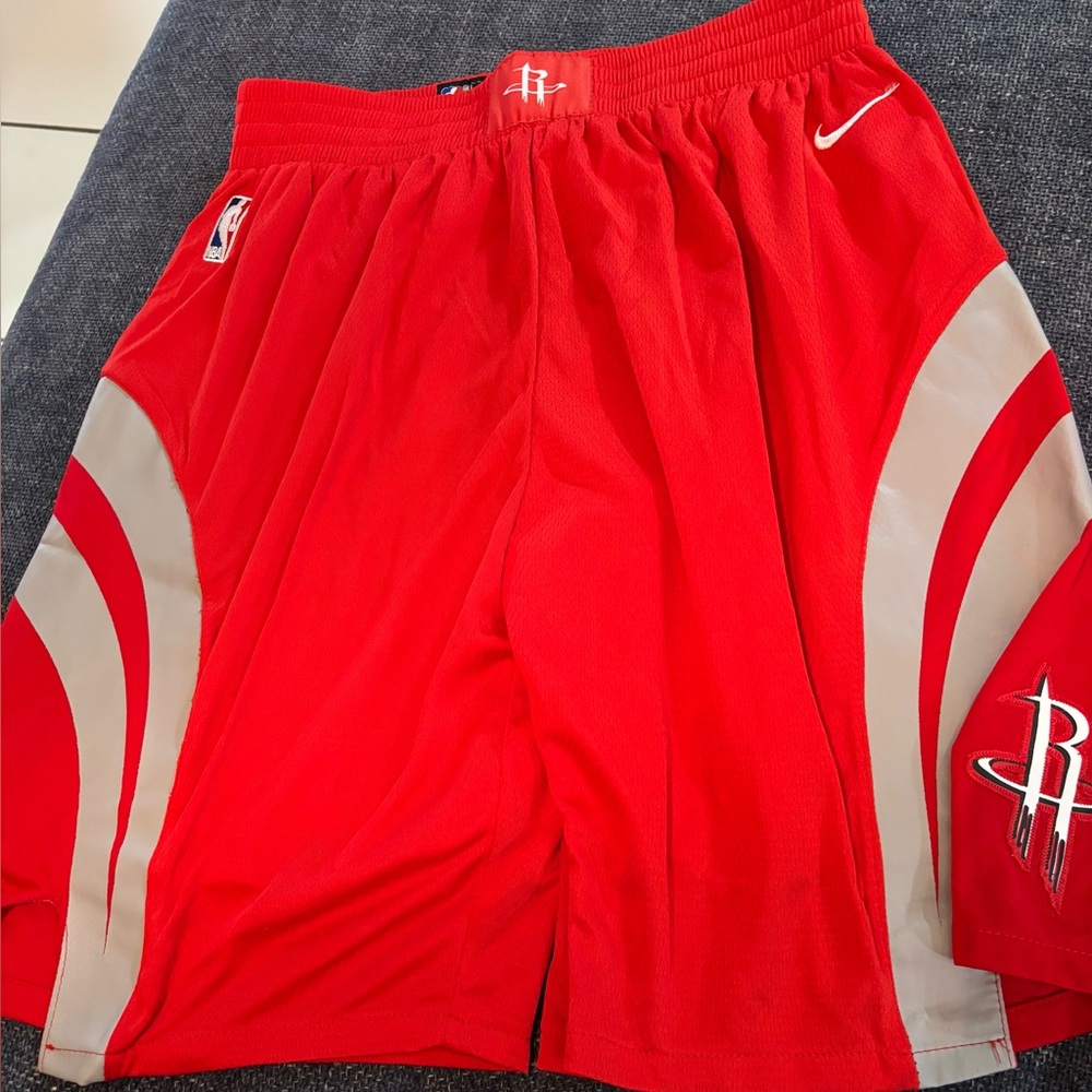 Houston Rockets NBA Nike Red Basketball Shorts